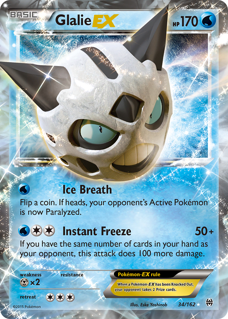 Glalie EX (34/162) [XY: BREAKthrough] | Mega City Incorporated