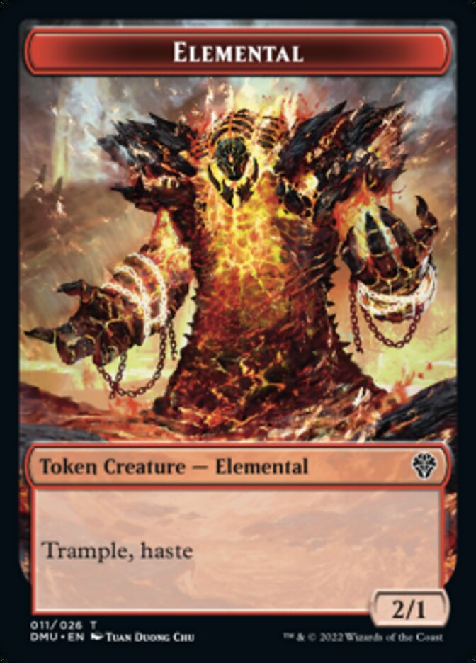 Elemental Token [Dominaria United Tokens] | Mega City Incorporated