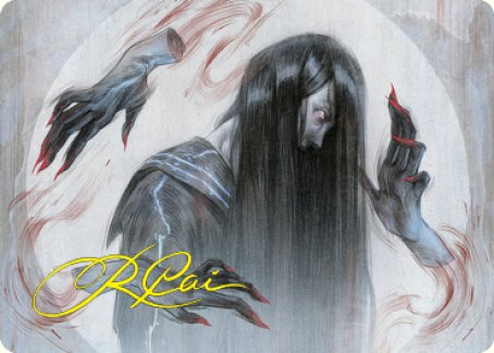 Clawing Torment Art Card (Gold-Stamped Signature) [Kamigawa: Neon Dynasty Art Series] | Mega City Incorporated