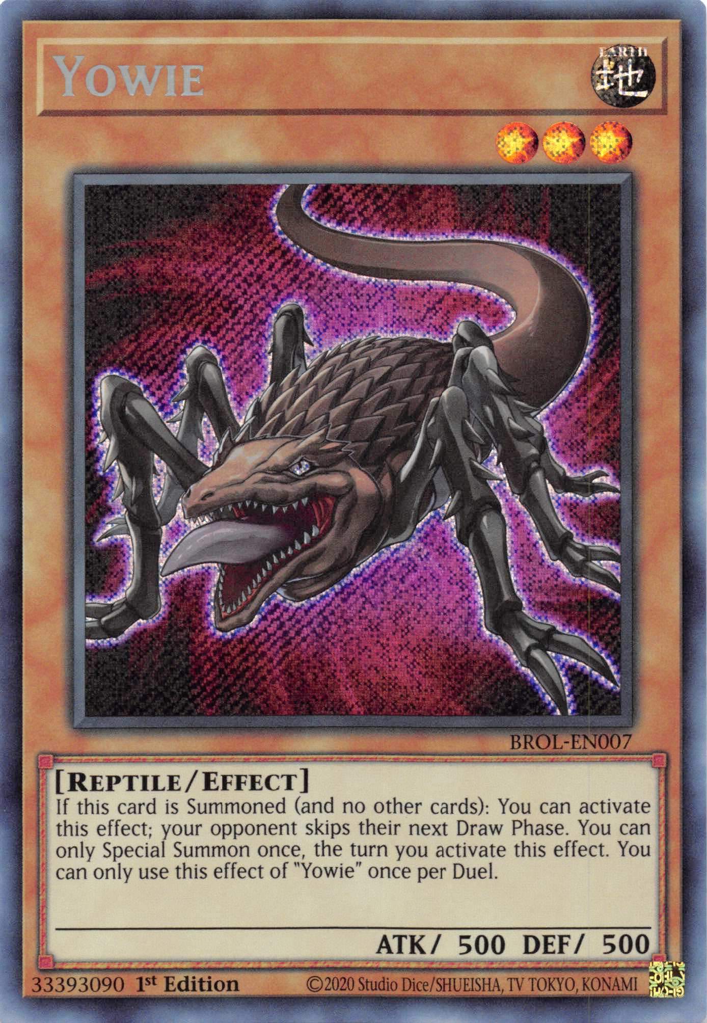 Yowie [BROL-EN007] Secret Rare | Mega City Incorporated