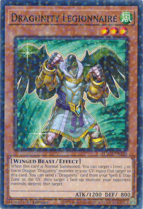 Dragunity Legionnaire (Duel Terminal) [HAC1-EN150] Common | Mega City Incorporated