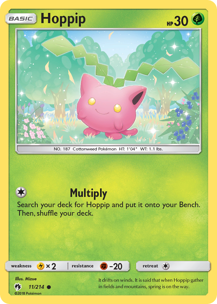 Hoppip (11/214) [Sun & Moon: Lost Thunder] | Mega City Incorporated