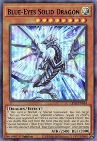 Blue-Eyes Solid Dragon (Blue) [LDS2-EN014] Ultra Rare | Mega City Incorporated