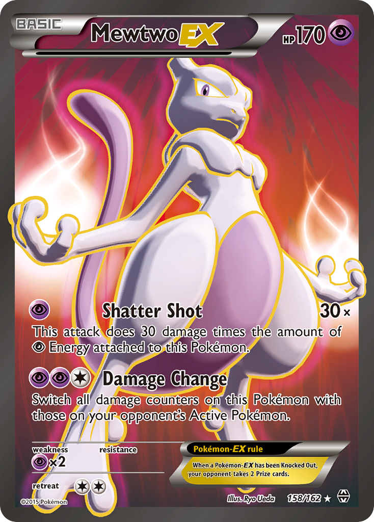 Mewtwo EX (158/162) [XY: BREAKthrough] | Mega City Incorporated