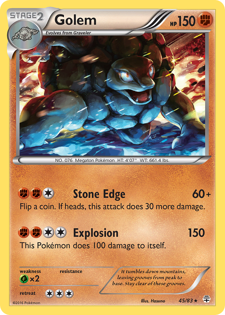 Golem (45/83) [XY: Generations] | Mega City Incorporated