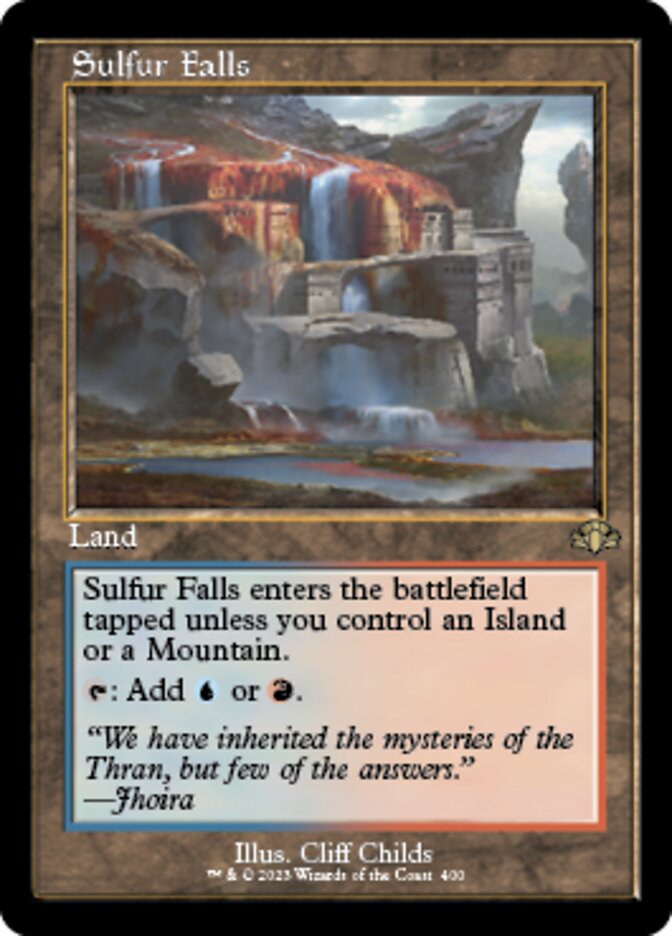 Sulfur Falls (Retro) [Dominaria Remastered] | Mega City Incorporated