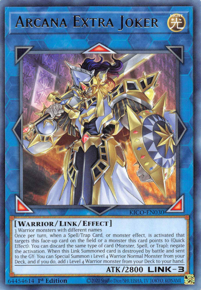 Arcana Extra Joker [KICO-EN030] Rare | Mega City Incorporated