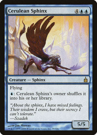 Cerulean Sphinx [Ravnica: City of Guilds] | Mega City Incorporated