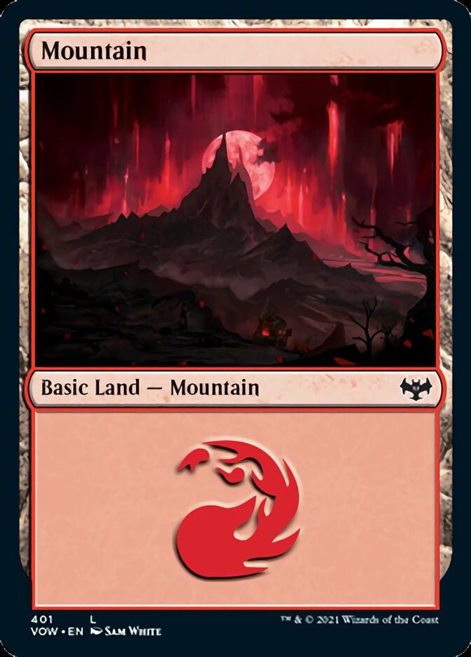 Mountain (401) [Innistrad: Crimson Vow] | Mega City Incorporated