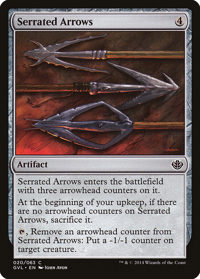 Serrated Arrows (Garruk vs. Liliana) [Duel Decks Anthology] | Mega City Incorporated