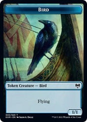 Bird (005) // Soldier Double-sided Token [Kaldheim Commander Tokens] | Mega City Incorporated