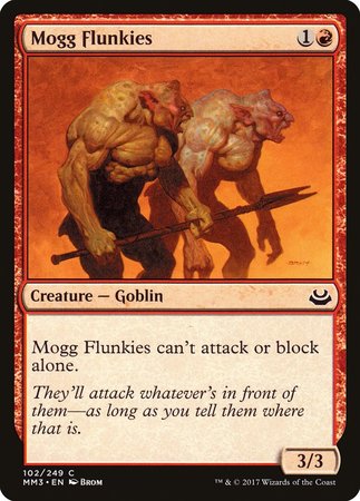 Mogg Flunkies [Modern Masters 2017] | Mega City Incorporated