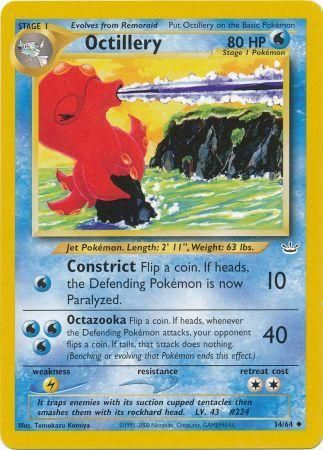 Octillery (34/64) [Neo Revelation Unlimited] | Mega City Incorporated