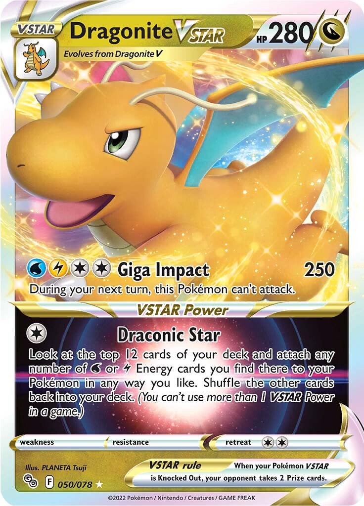 Dragonite VSTAR (050/078) [Pokémon GO] | Mega City Incorporated