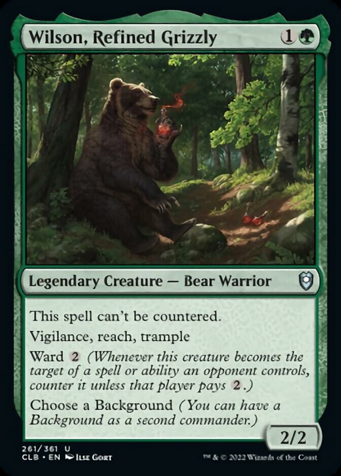 Wilson, Refined Grizzly [Commander Legends: Battle for Baldur's Gate] | Mega City Incorporated