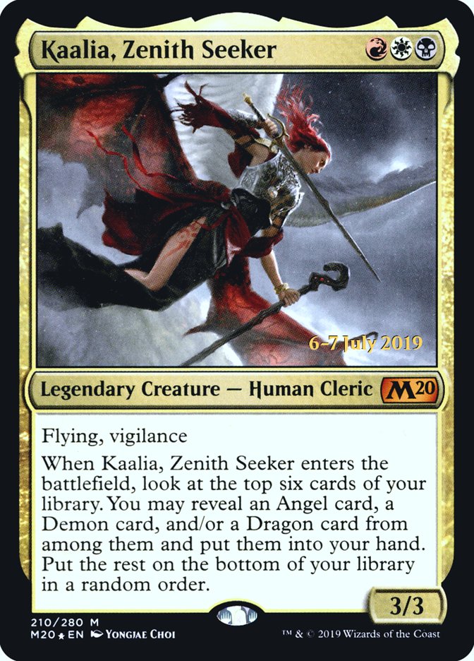 Kaalia, Zenith Seeker  [Core Set 2020 Prerelease Promos] | Mega City Incorporated