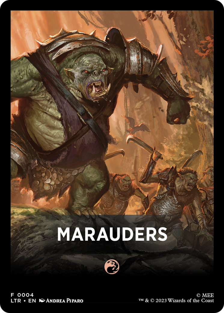 Marauders Theme Card [The Lord of the Rings: Tales of Middle-Earth Tokens] | Mega City Incorporated