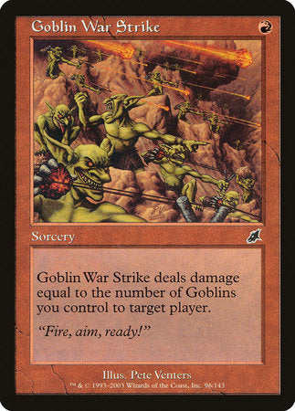 Goblin War Strike [Scourge] | Mega City Incorporated