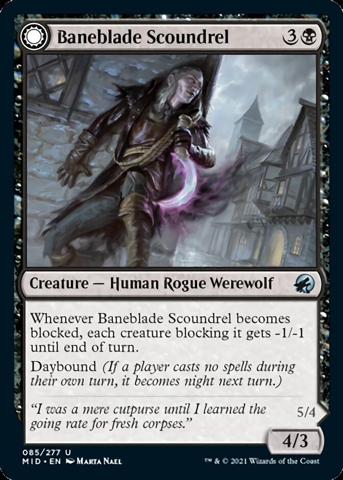 Baneblade Scoundrel // Baneclaw Marauder [Innistrad: Midnight Hunt] | Mega City Incorporated