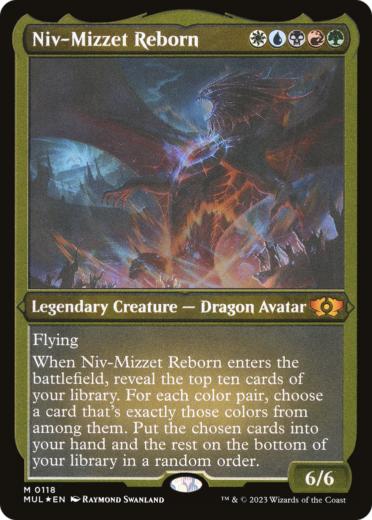 Niv-Mizzet Reborn (Foil Etched) [Multiverse Legends] | Mega City Incorporated