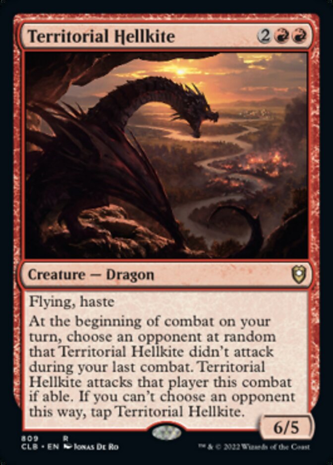 Territorial Hellkite [Commander Legends: Battle for Baldur's Gate] | Mega City Incorporated