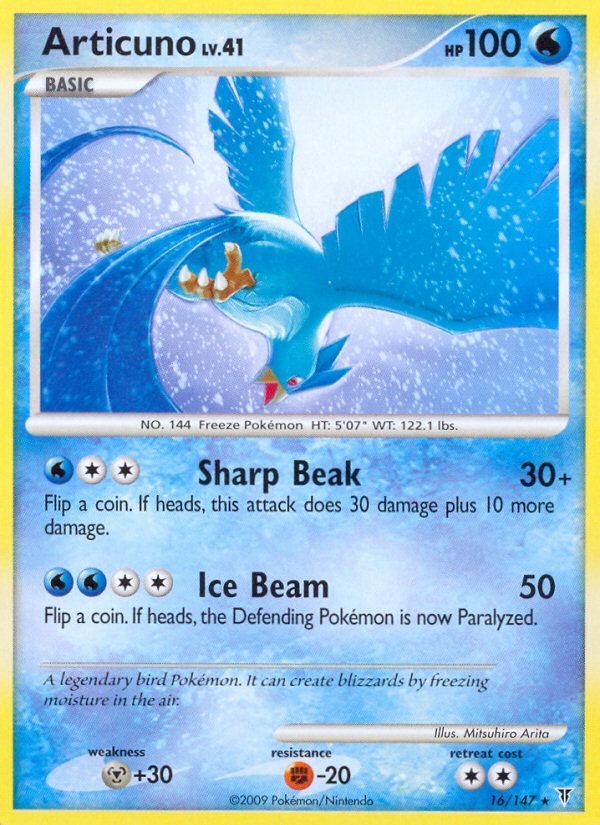 Articuno (16/147) [Platinum: Supreme Victors] | Mega City Incorporated