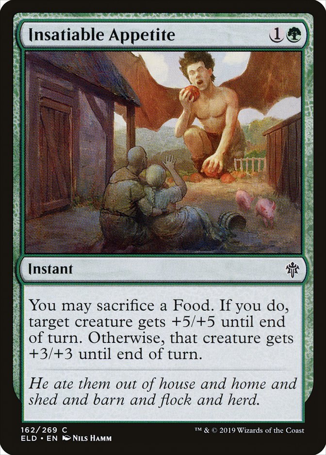 Insatiable Appetite [Throne of Eldraine] | Mega City Incorporated