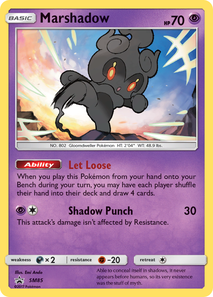 Marshadow (SM85) [Sun & Moon: Black Star Promos] | Mega City Incorporated