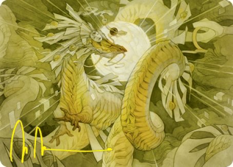 Brilliant Restoration Art Card (Gold-Stamped Signature) [Kamigawa: Neon Dynasty Art Series] | Mega City Incorporated