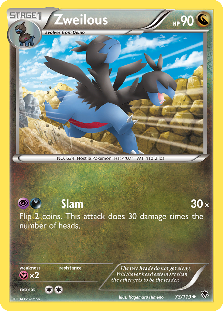 Zweilous (73/119) [XY: Phantom Forces] | Mega City Incorporated