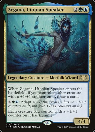 Zegana, Utopian Speaker [Ravnica Allegiance] | Mega City Incorporated