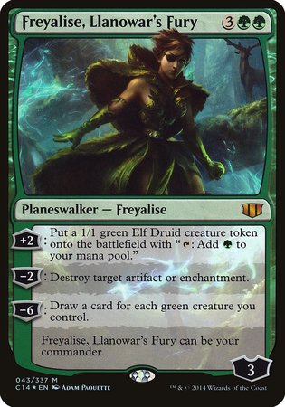 Freyalise, Llanowar's Fury (Commander 2014) [Commander 2014 Oversized] | Mega City Incorporated