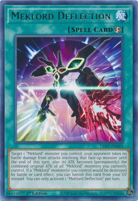 Meklord Deflection [LED7-EN021] Rare | Mega City Incorporated