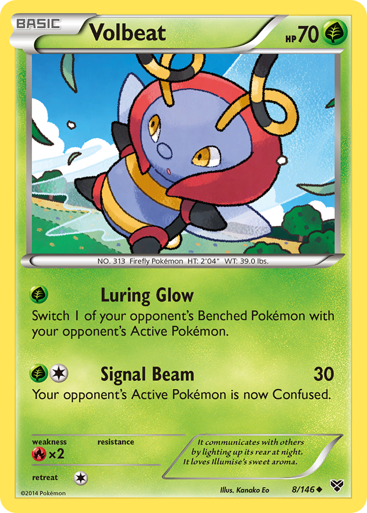 Volbeat (8/146) [XY: Base Set] | Mega City Incorporated