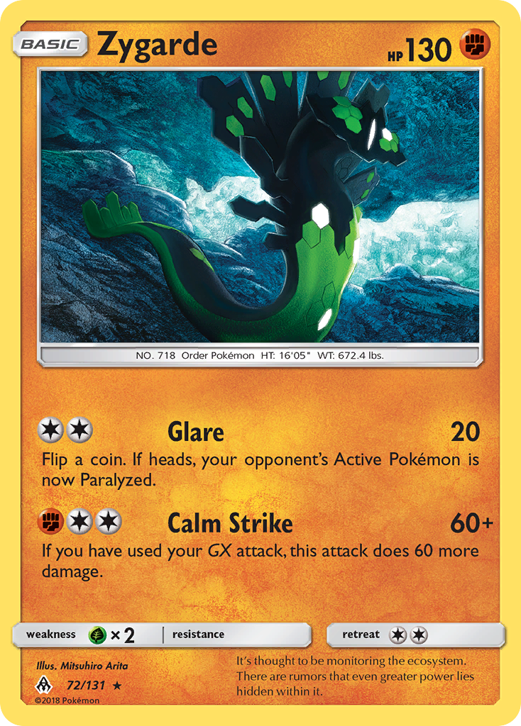 Zygarde (72/131) [Sun & Moon: Forbidden Light] | Mega City Incorporated