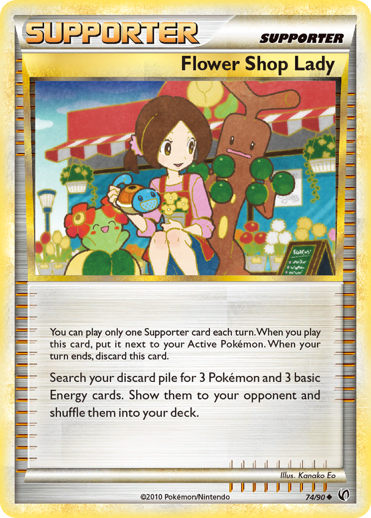 Flower Shop Lady (74/90) [HeartGold & SoulSilver: Undaunted] | Mega City Incorporated