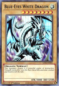 Blue-Eyes White Dragon (Green) [LDS2-EN001] Ultra Rare | Mega City Incorporated