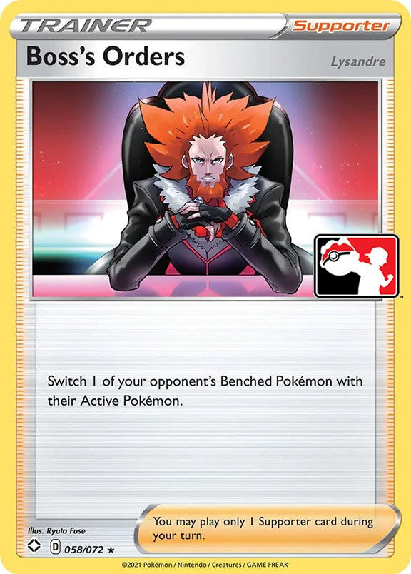 Boss's Orders (058/072) [Prize Pack Series One] | Mega City Incorporated