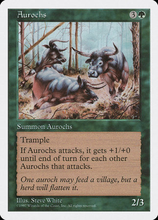 Aurochs [Fifth Edition] | Mega City Incorporated