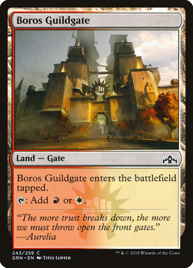 Boros Guildgate (243/259) [Guilds of Ravnica] | Mega City Incorporated