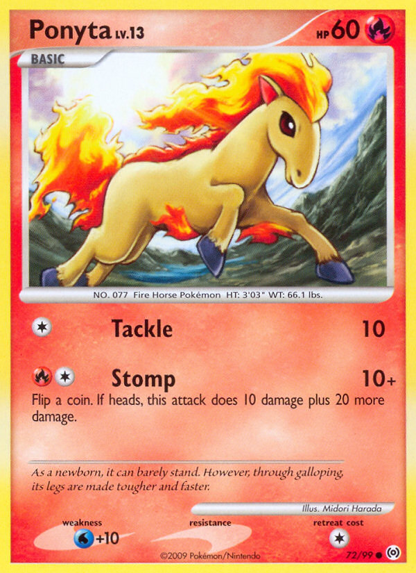 Ponyta (72/99) [Platinum: Arceus] | Mega City Incorporated