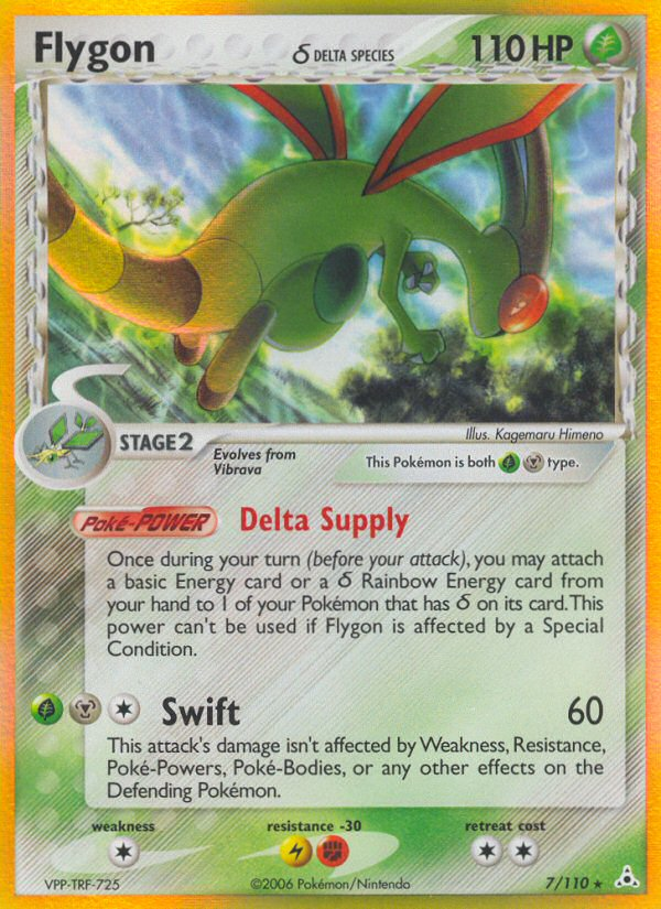 Flygon (7/110) (Delta Species) [EX: Holon Phantoms] | Mega City Incorporated