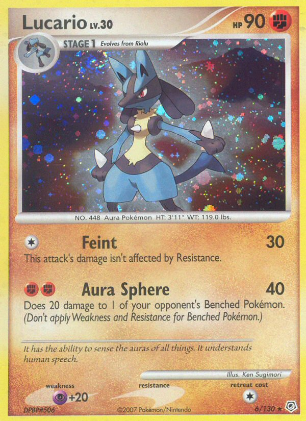 Lucario (6/130) [Diamond & Pearl: Base Set] | Mega City Incorporated