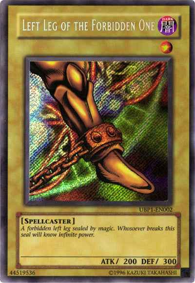 Left Leg of the Forbidden One [UBP1-EN002] Secret Rare | Mega City Incorporated