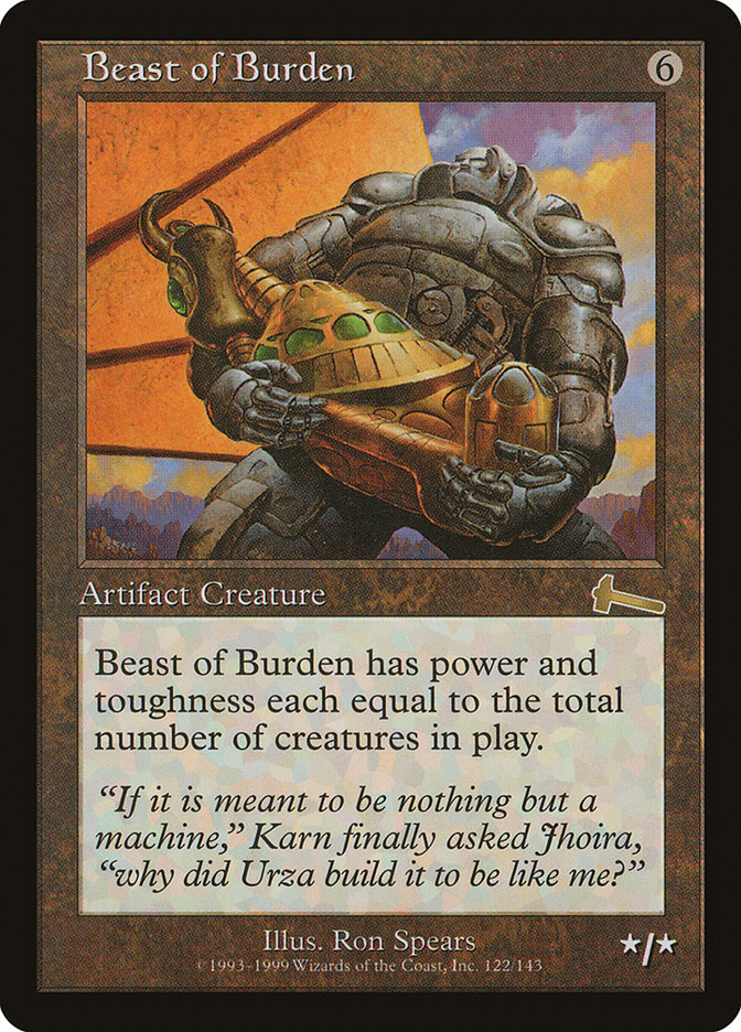 Beast of Burden [Urza's Legacy] | Mega City Incorporated