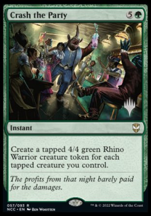 Crash the Party (Promo Pack) [Streets of New Capenna Commander Promos] | Mega City Incorporated
