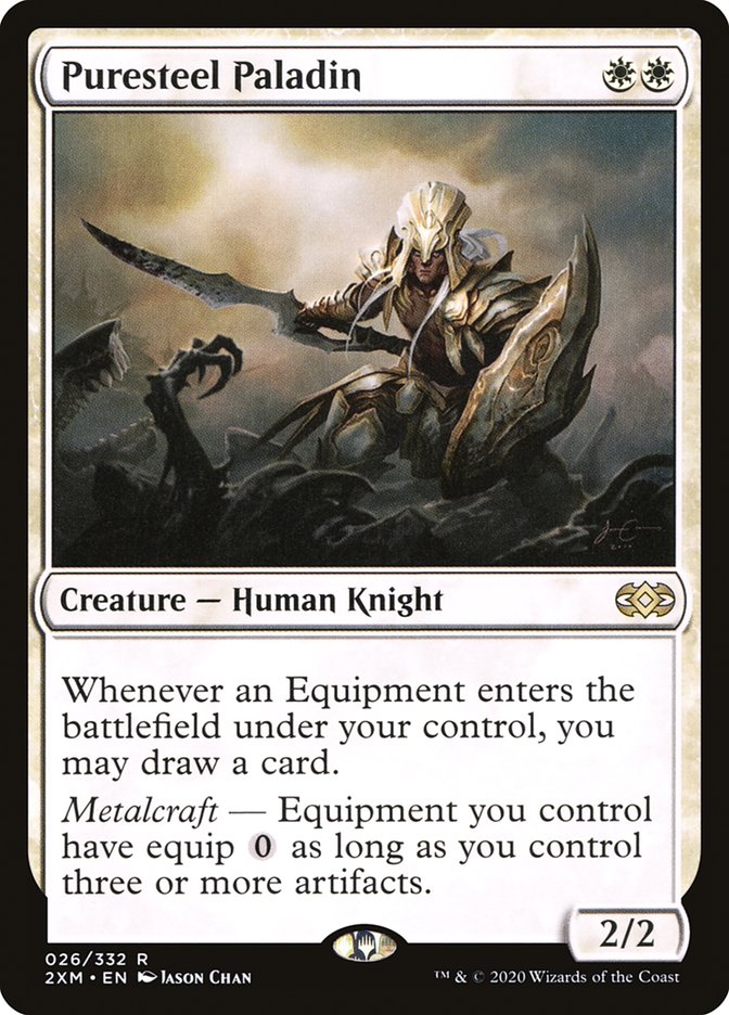 Puresteel Paladin [Double Masters] | Mega City Incorporated