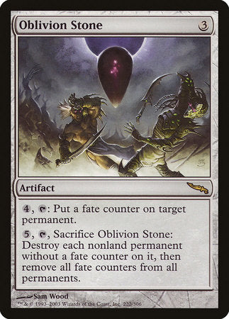 Oblivion Stone [Mirrodin] | Mega City Incorporated