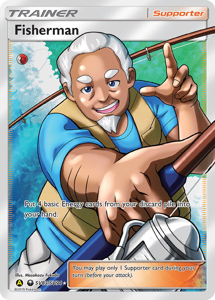 Fisherman (SV83/SV94) [Sun & Moon: Hidden Fates - Shiny Vault] | Mega City Incorporated