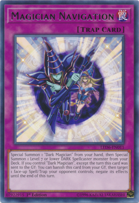 Magician Navigation [LED6-EN011] Rare | Mega City Incorporated